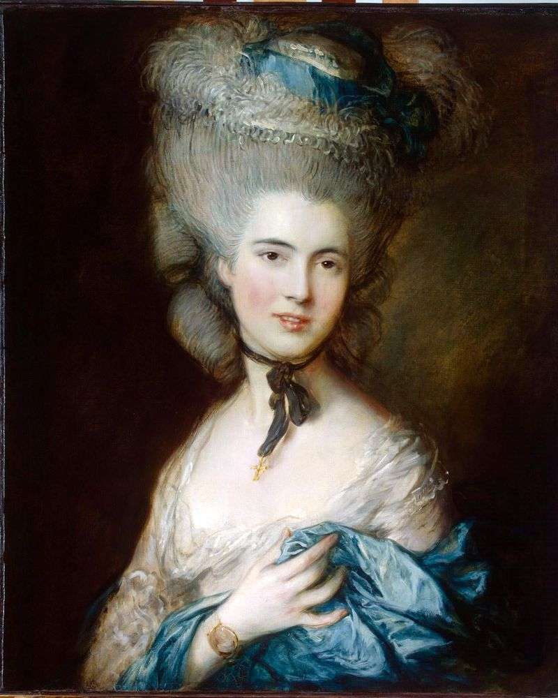 Ritratto della duchessa di Beaufort (Lady in Blue)   Thomas Gainsborough
