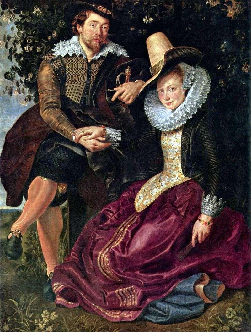 Autoritratto con Isabella Brant   Peter Rubens