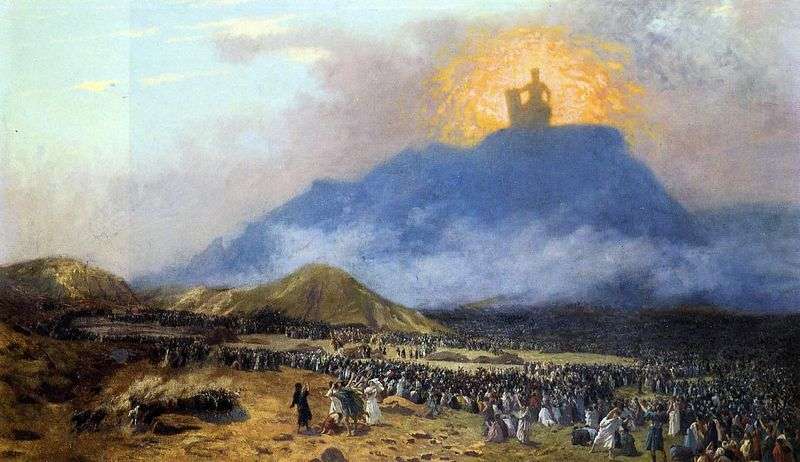 Mosè sul Monte Sinai   Jean Leon Jerome