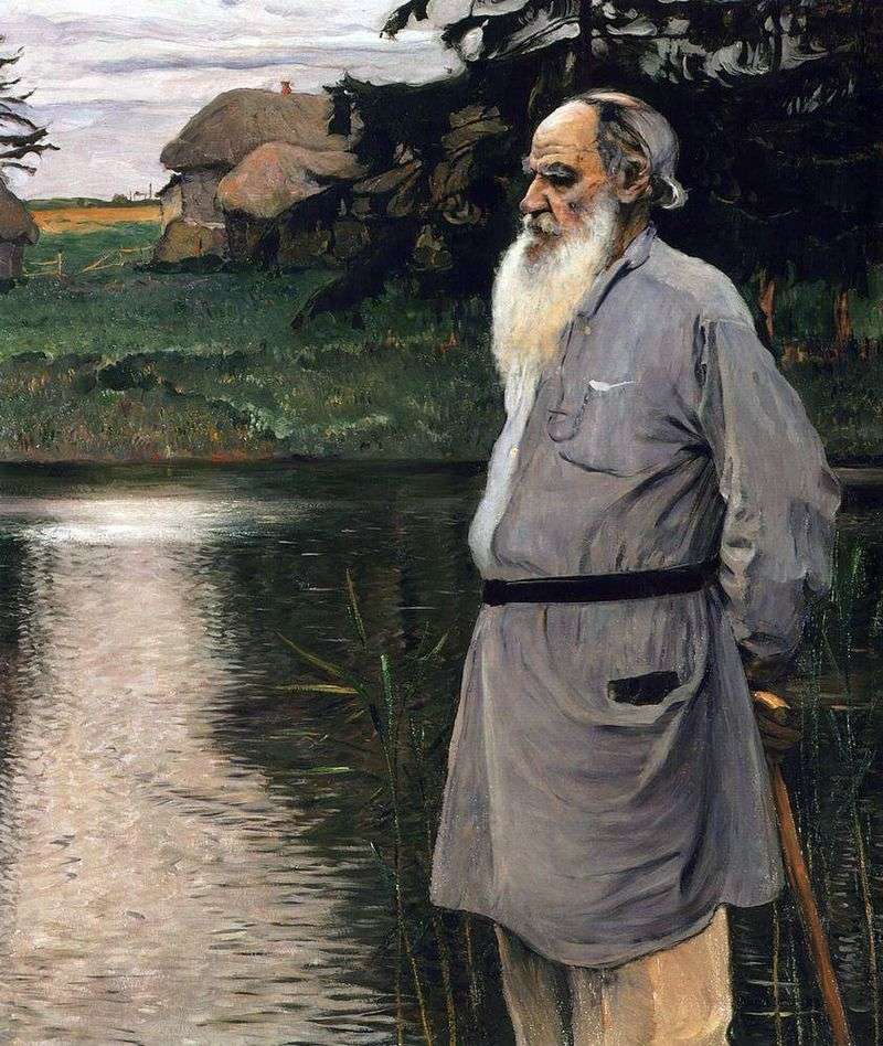 Ritratto di Leo Tolstoy   Mikhail Nesterov
