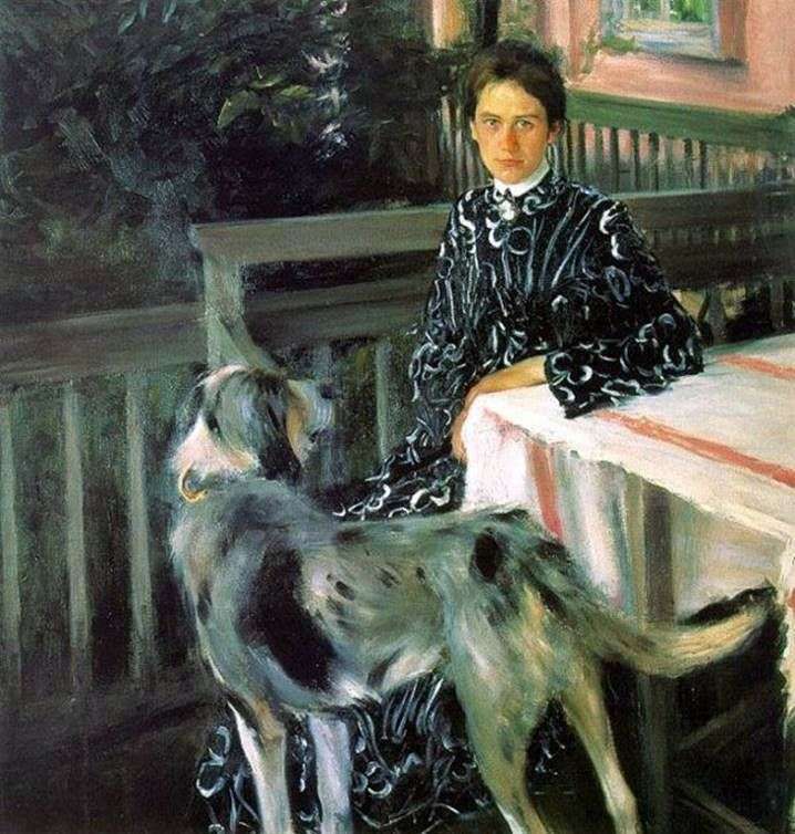 Ritratto della moglie di Yulia Kustodiev   Boris Kustodiev