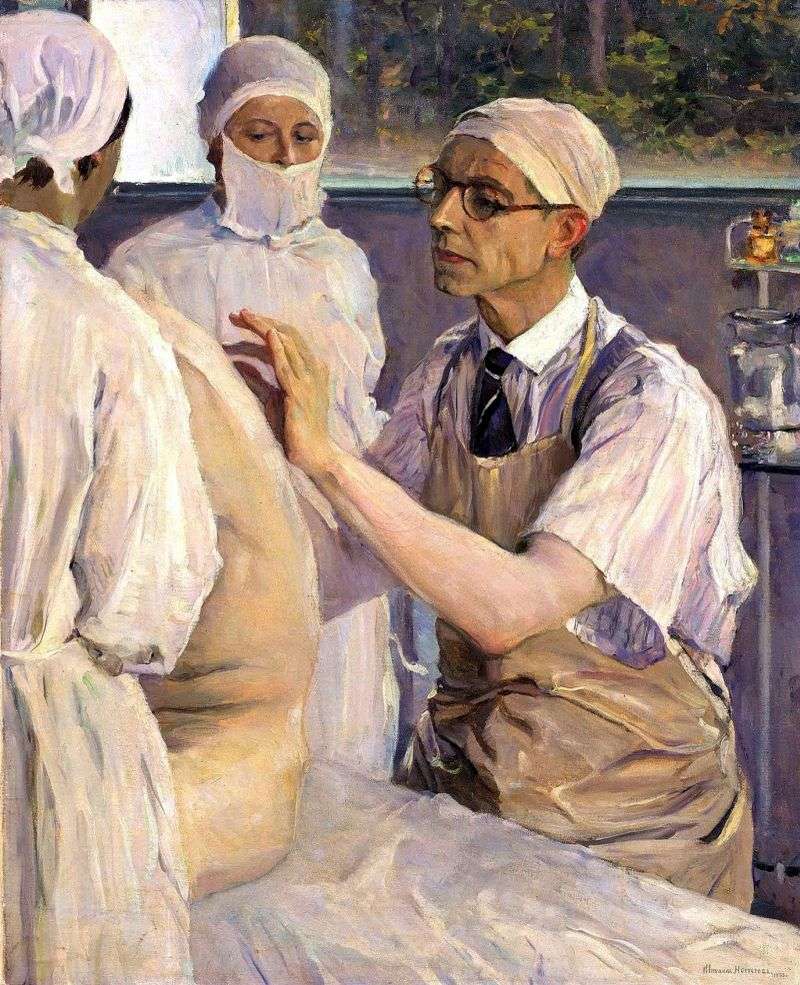 Ritratto del chirurgo Sergey Yudin   Mikhail Nesterov