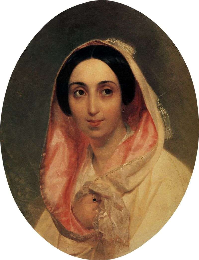 Ritratto della principessa A. A. Bagration   Karl Bryullov