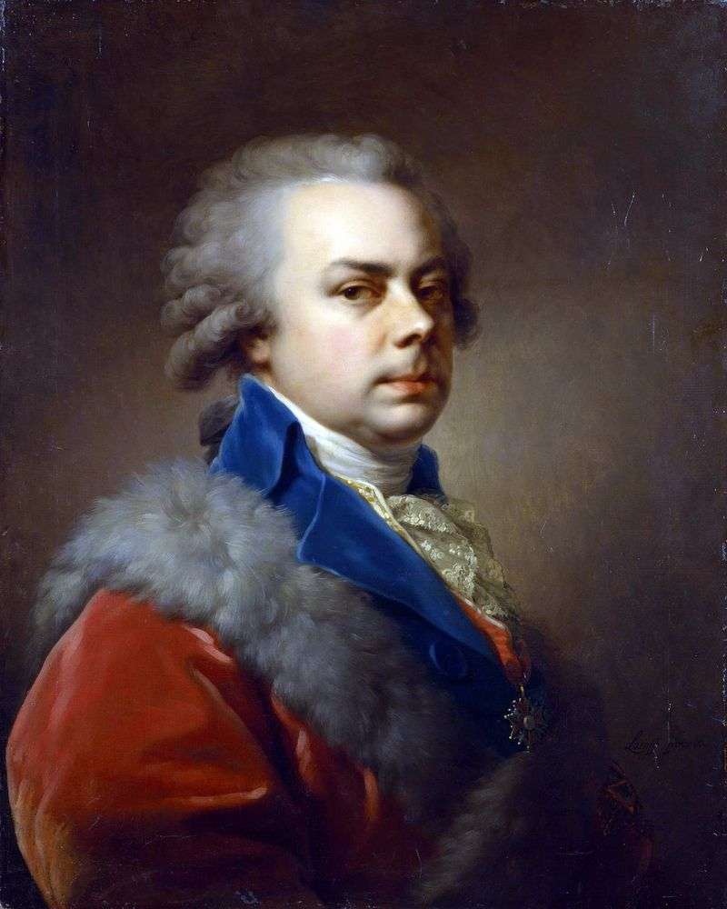 Ritratto di N. B Yusupov   Johann Baptist Lampi