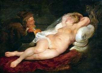 Eremita e Angelica addormentata   Peter Rubens