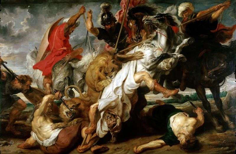 La caccia ai leoni   Peter Rubens