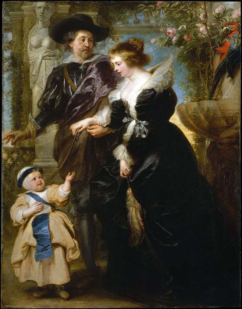 Peter Rubens, sua moglie Helen Fourment e il loro figlio   Peter Rubens