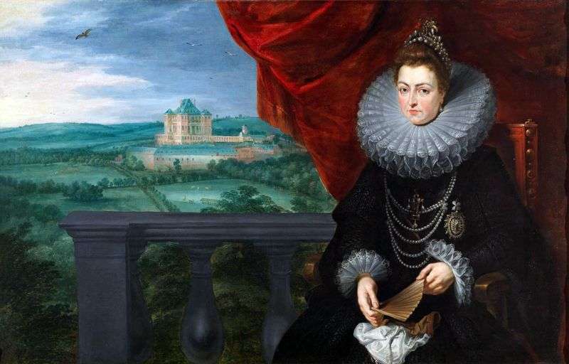 Ritratto di Infanta Isabel Clara Eugenio   Peter Rubens