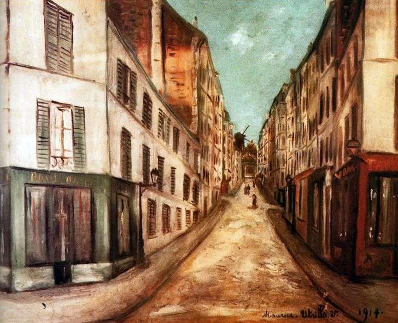Paris Street   Maurice Utrillo