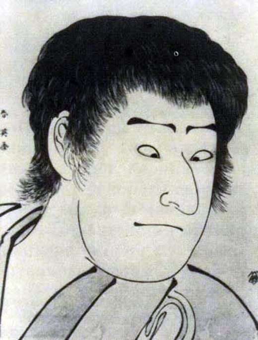 Ritratto dellattore Sawamura Sozyuro III   Katsukawa Syunse