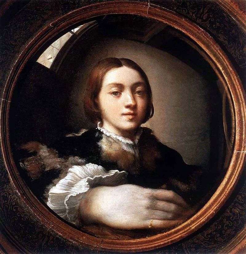 Autoritratto in uno specchio convesso   Francesco Parmigianino