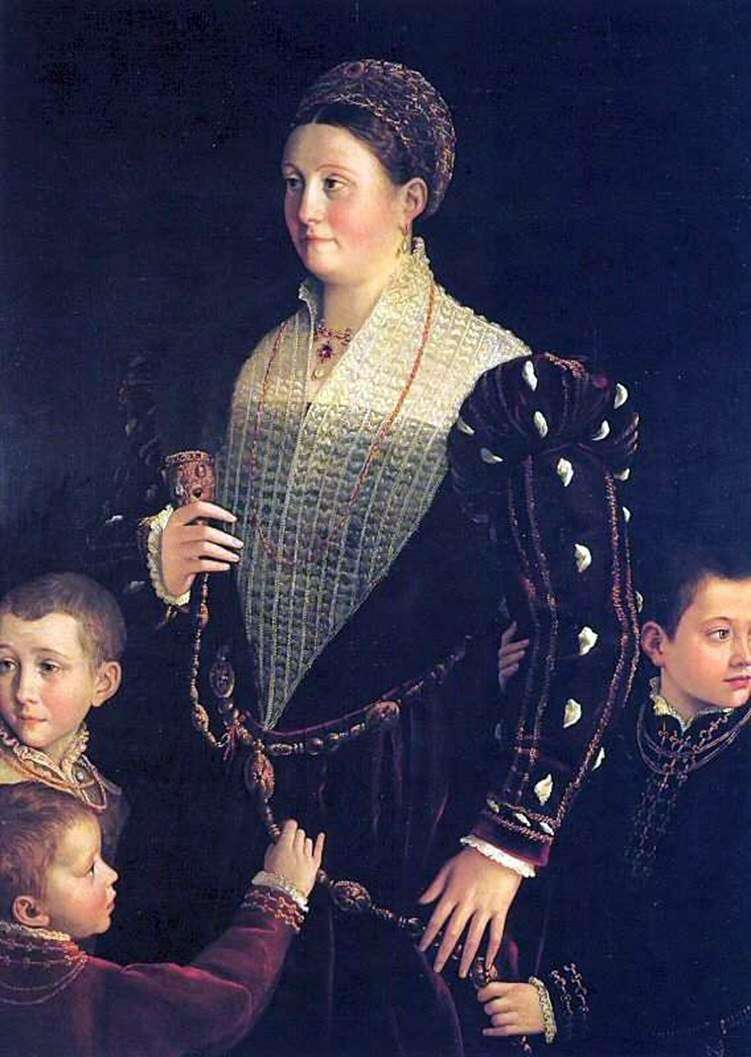 Viscontessa Sansecondo con bambini   Francesco Parmigianino