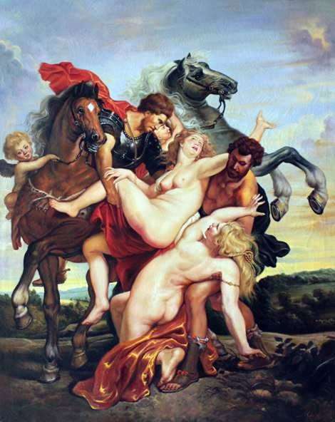 Rapimento delle figlie di Leucippo   Peter Rubens