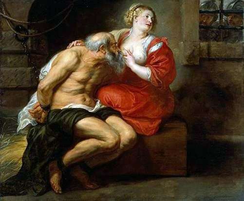 Misericordia romana (Zimon e piuma)   Peter Rubens