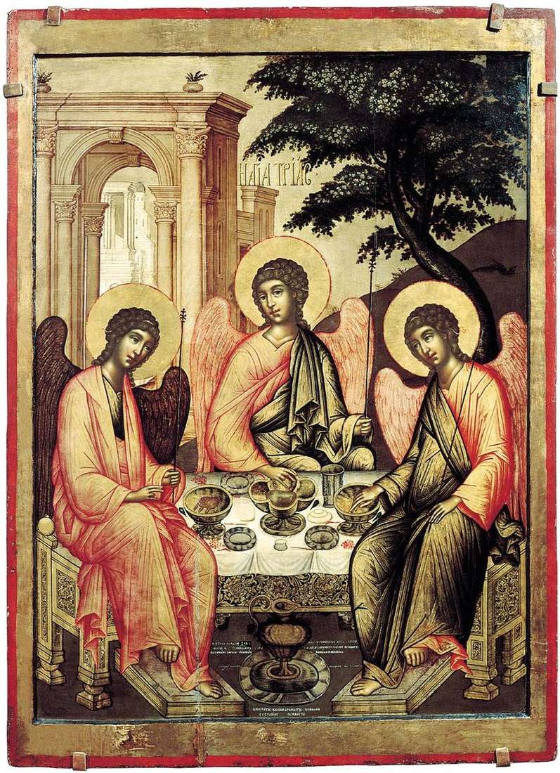 Trinità dellAntico Testamento   Simon Ushakov