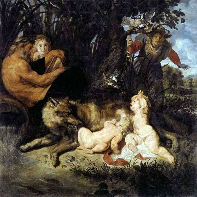 Romolo e Remo con una lupa   Peter Rubens