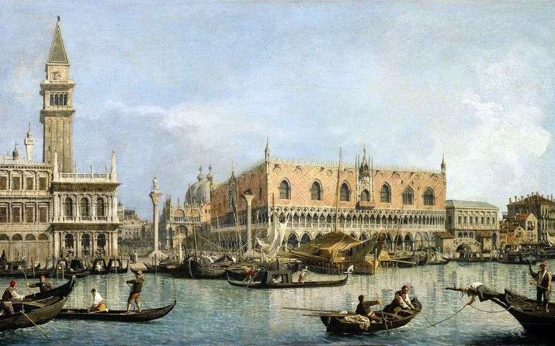 Veduta di Palazzo Ducale a Venezia   Antonio Canaletto