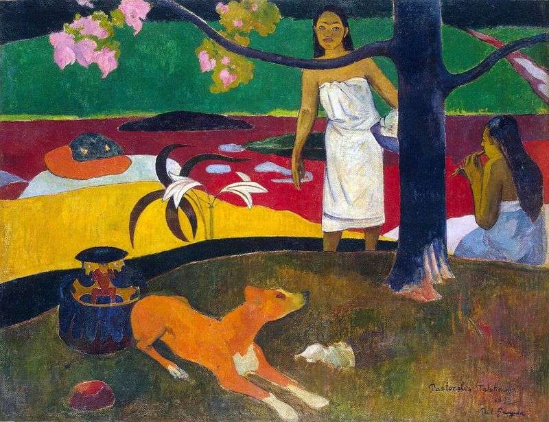 Pastori tahitiani   Paul Gauguin