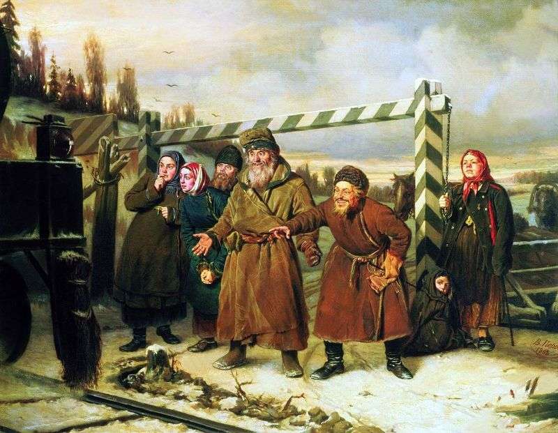 In treno   Vasily Perov