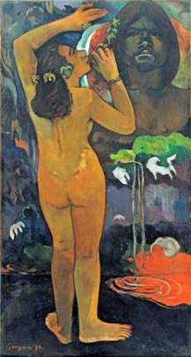 Hina, dea della luna e Te Fatou, spirito della terra (Luna e Terra)   Paul Gauguin