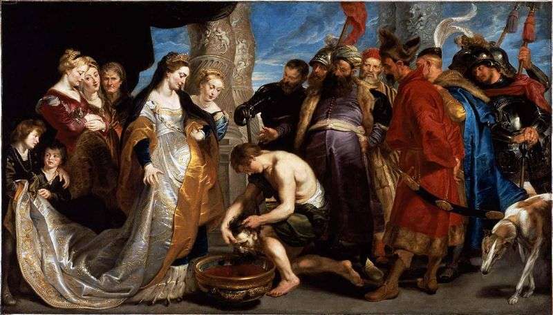 La regina Tomiris di fronte a Ciro   Peter Rubens