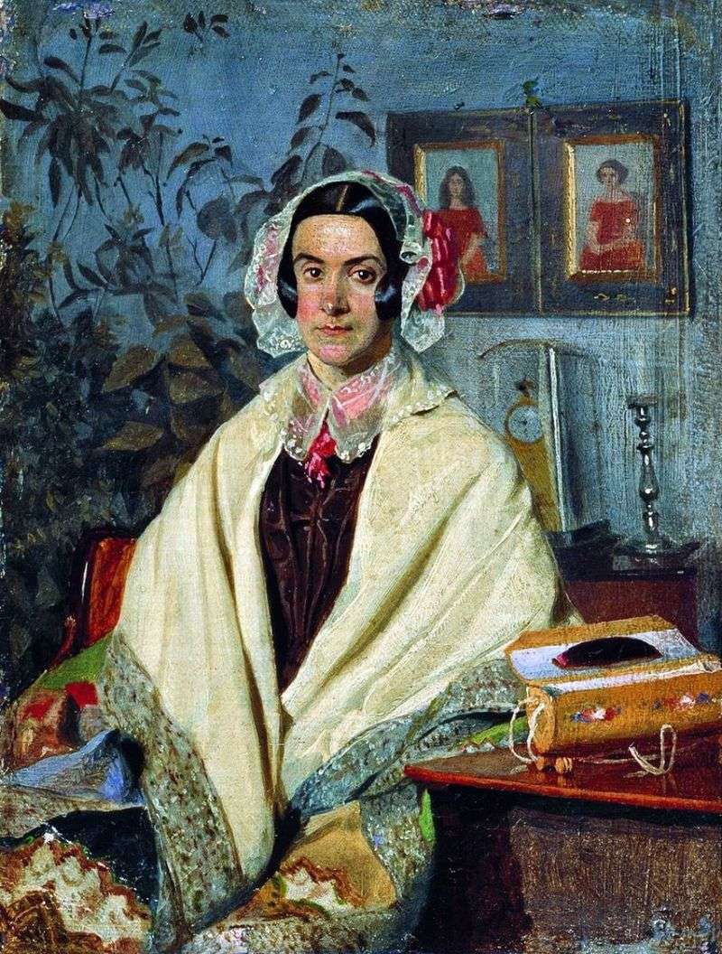 Ritratto di Olga Petrovna Zhdanovich, nata Chernysheva   Pavel Fedotov