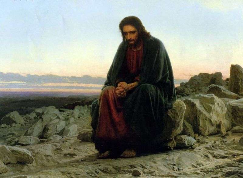 Cristo nel deserto   Ivan Kramskoy