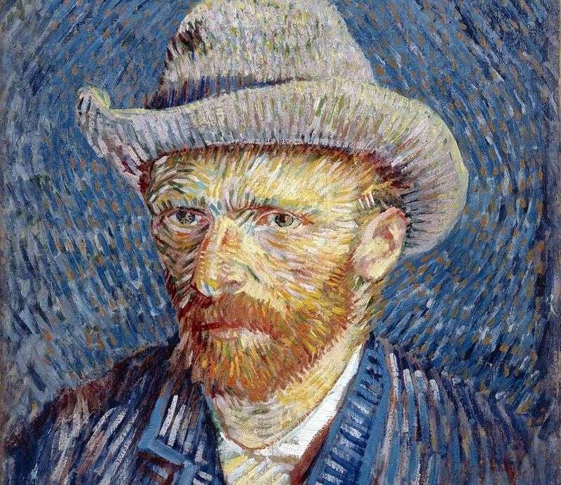 Autoritratto in feltro grigio III   Vincent Van Gogh