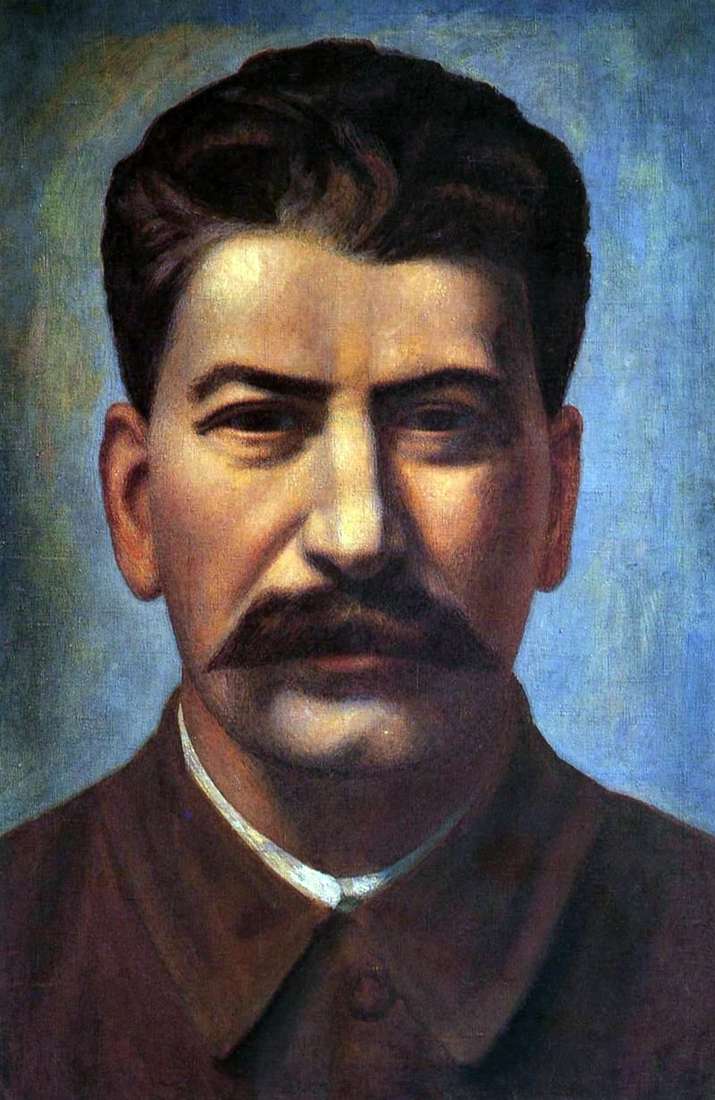 Ritratto di Joseph Stalin   Pavel Filonov