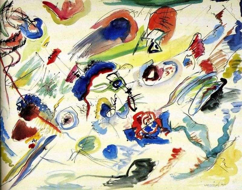 Primo acquerello astratto   Vasily Kandinsky