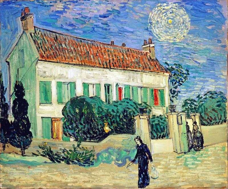 La Casa Bianca di notte   Vincent Van Gogh