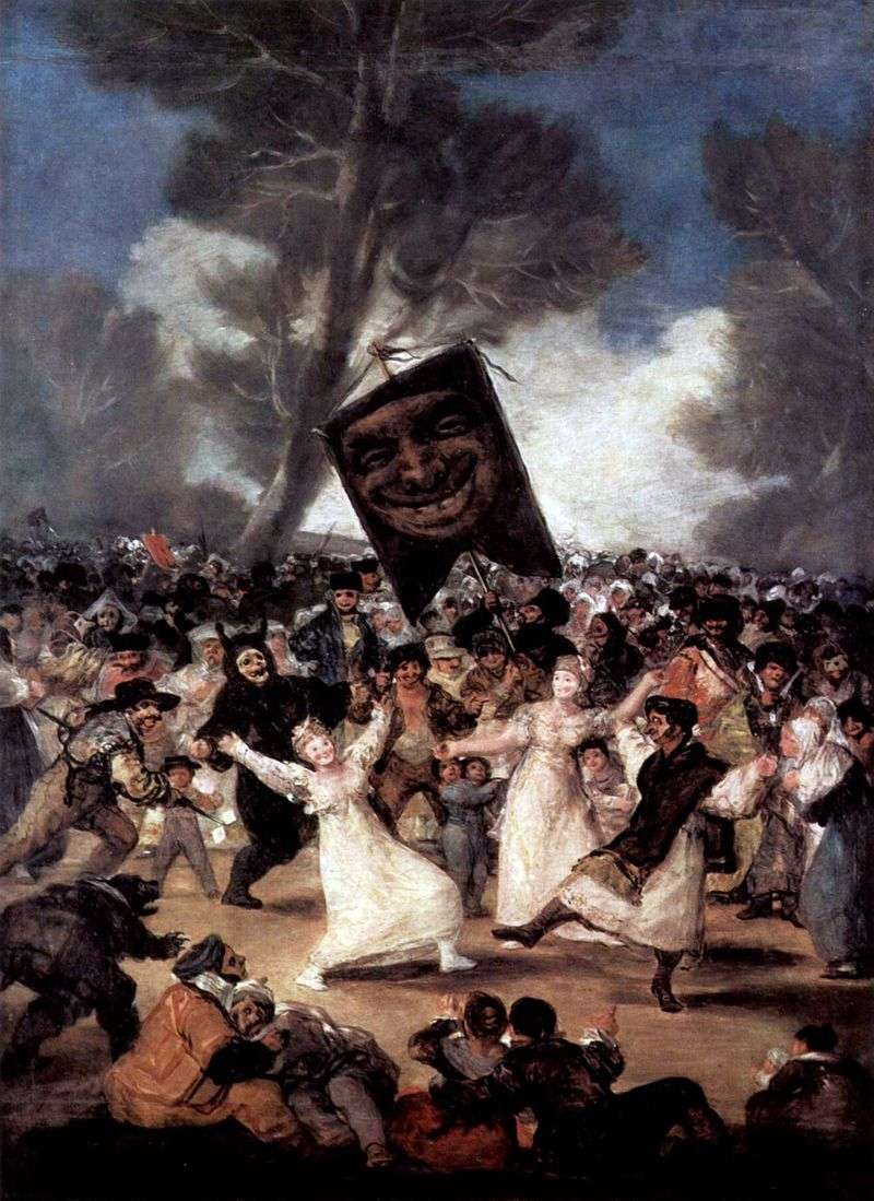 Funerale di Sardine   Francisco de Goya