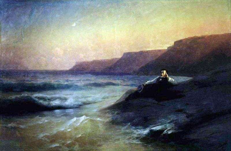 Pushkin sul Mar Nero   Ivan Aivazovsky