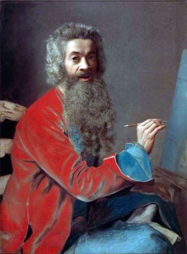 Autoritratto con la barba   Jean Etienne Liotard