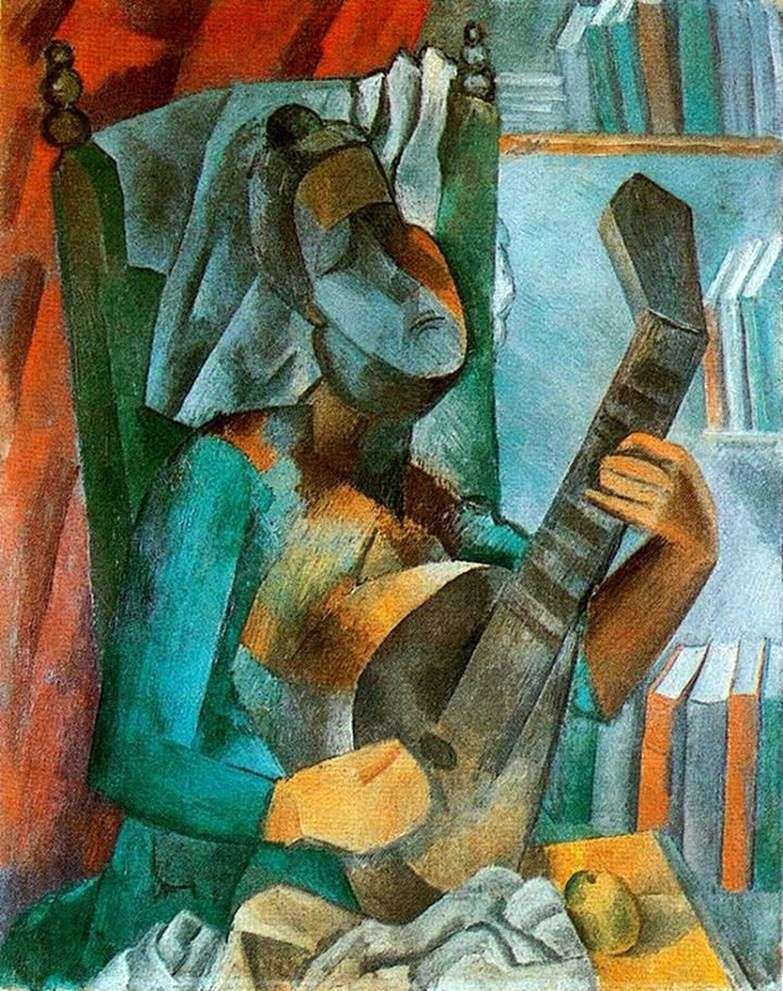 Donna con un mandolino   Pablo Picasso