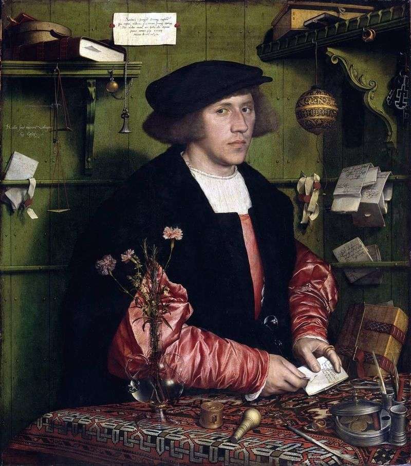 Ritratto di Georg Guissé   Hans Holbein