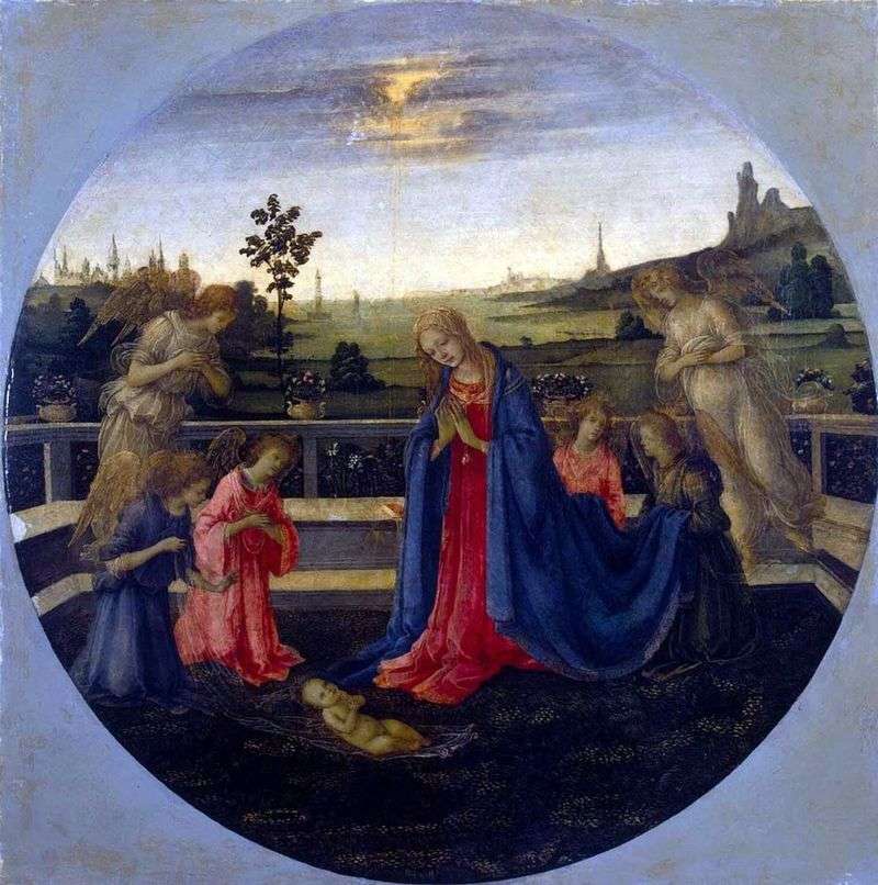 Adorazione del Cristo Bambino   Filippino Lippi