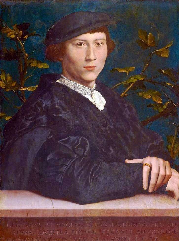 Ritratto di Derik Born   Hans Holbein