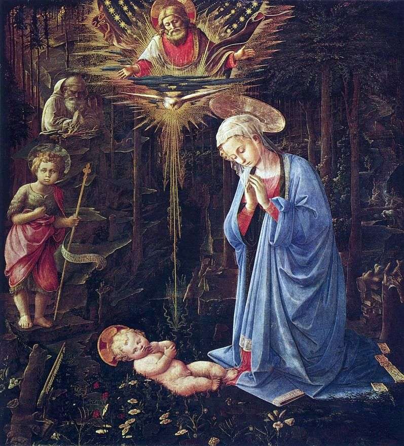 Culto con San Bernardo e il bambino Giovanni Battista   Fra Philippe