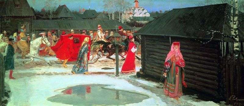 Treno di nozze a Mosca (XVII secolo)   Andrey Ryabushkin