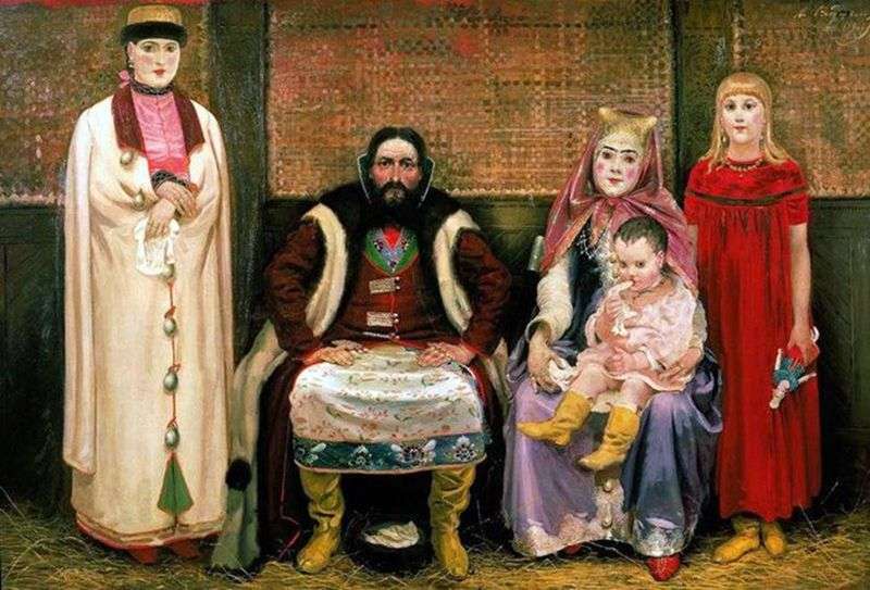 La famiglia mercantile nel 17 ° secolo   Andrei Ryabushkin