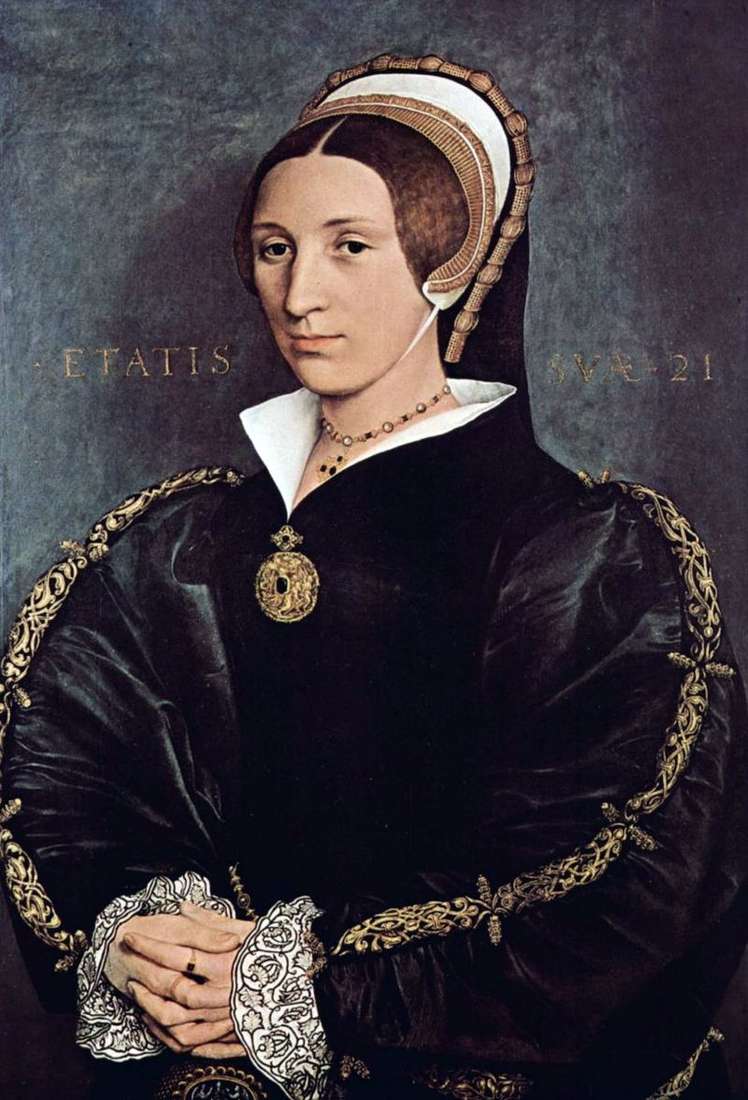 Ritratto di Katharina Howard, quinta moglie del re Enrico VIII   Hans Holbein