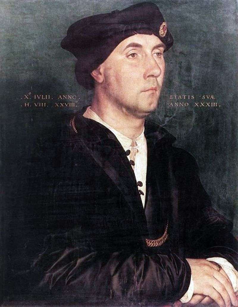 Ritratto di Sir Richard Southwell   Hans Holbein