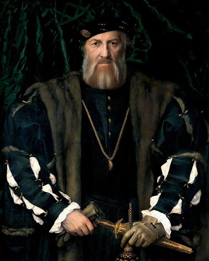 Ritratto dellambasciatore francese in Inghilterra, Sir Moret Charles de Solier   Hans Holbein