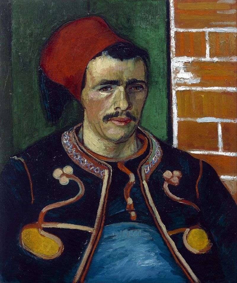 Zuav (ritratto a mezzo busto)   Vincent Van Gogh