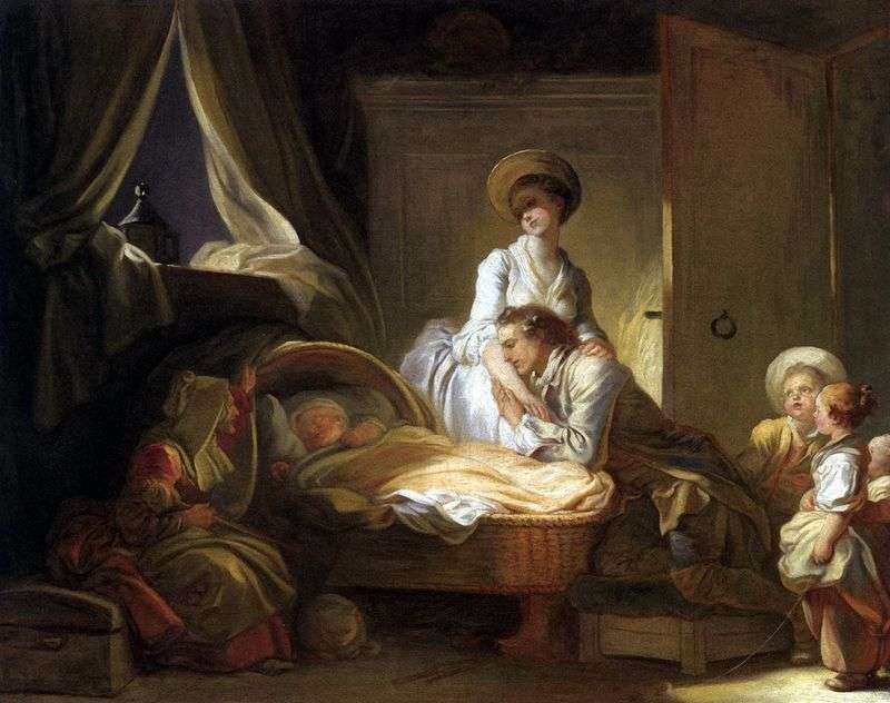 Visita della stanza dei bambini   Jean Honore Fragonard