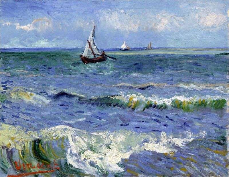 Barche in mare   Vincent Van Gogh