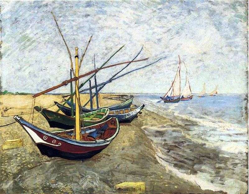 Barche a Saint Marie   Vincent Van Gogh