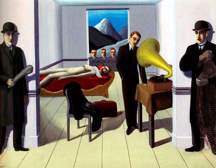 La minaccia di omicidio   Rene Magritte