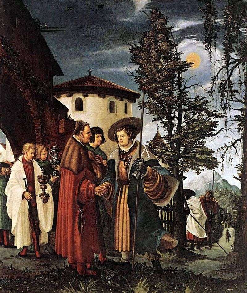 Addio al monastero di San Floriano   Albrecht Altdorfer